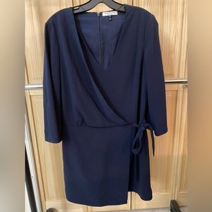 Halston Heritage faux wrap dress